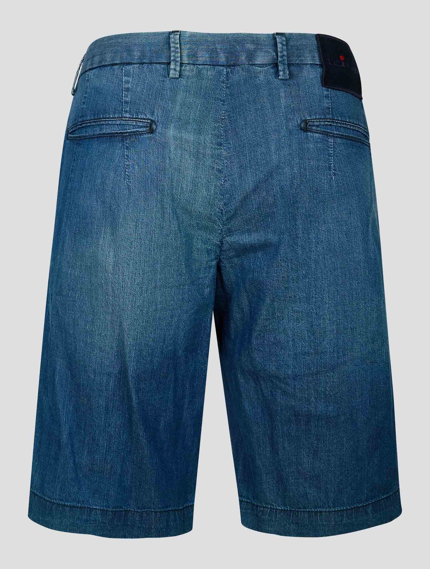 Kiton Blue Cotton Short Pants
