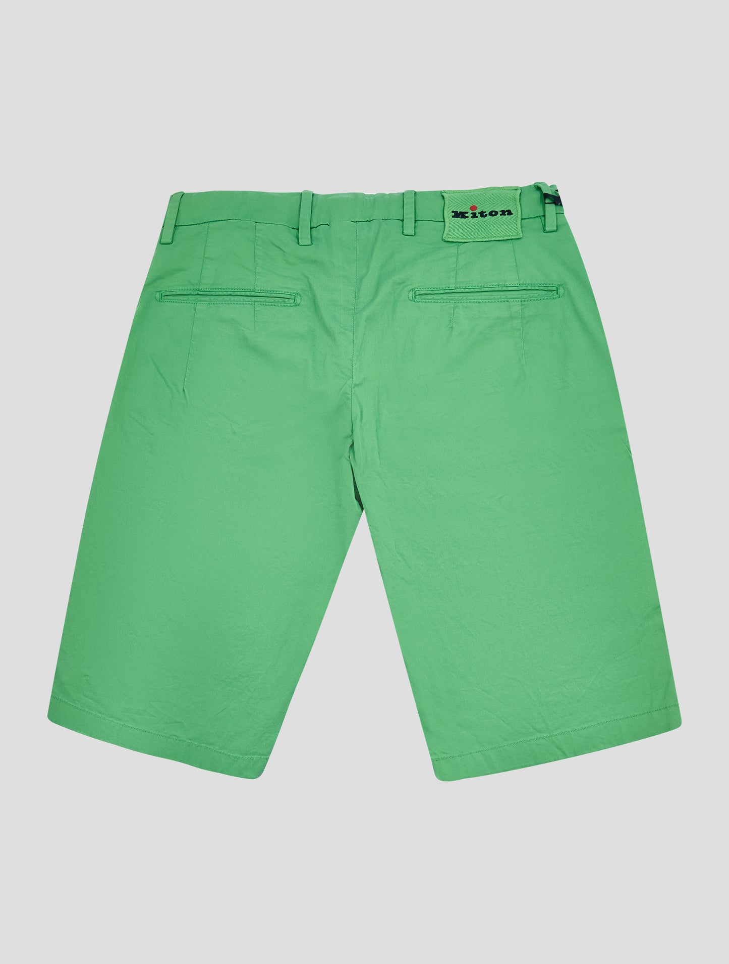 Kiton Green Cotton Ea Short Pants