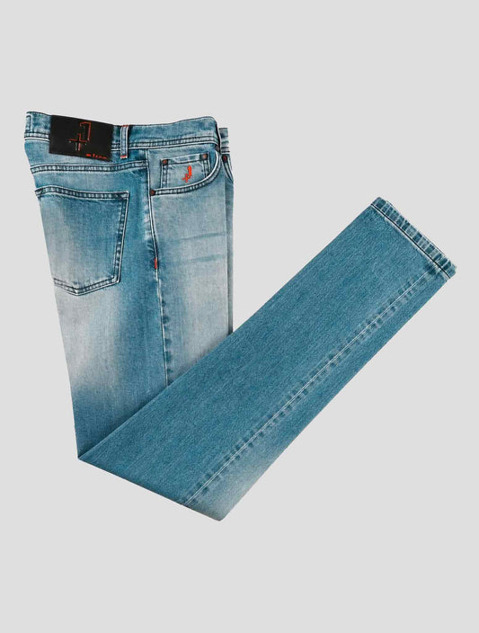 Kiton Blue Cotton Ea Special Edition Plus One Jeans