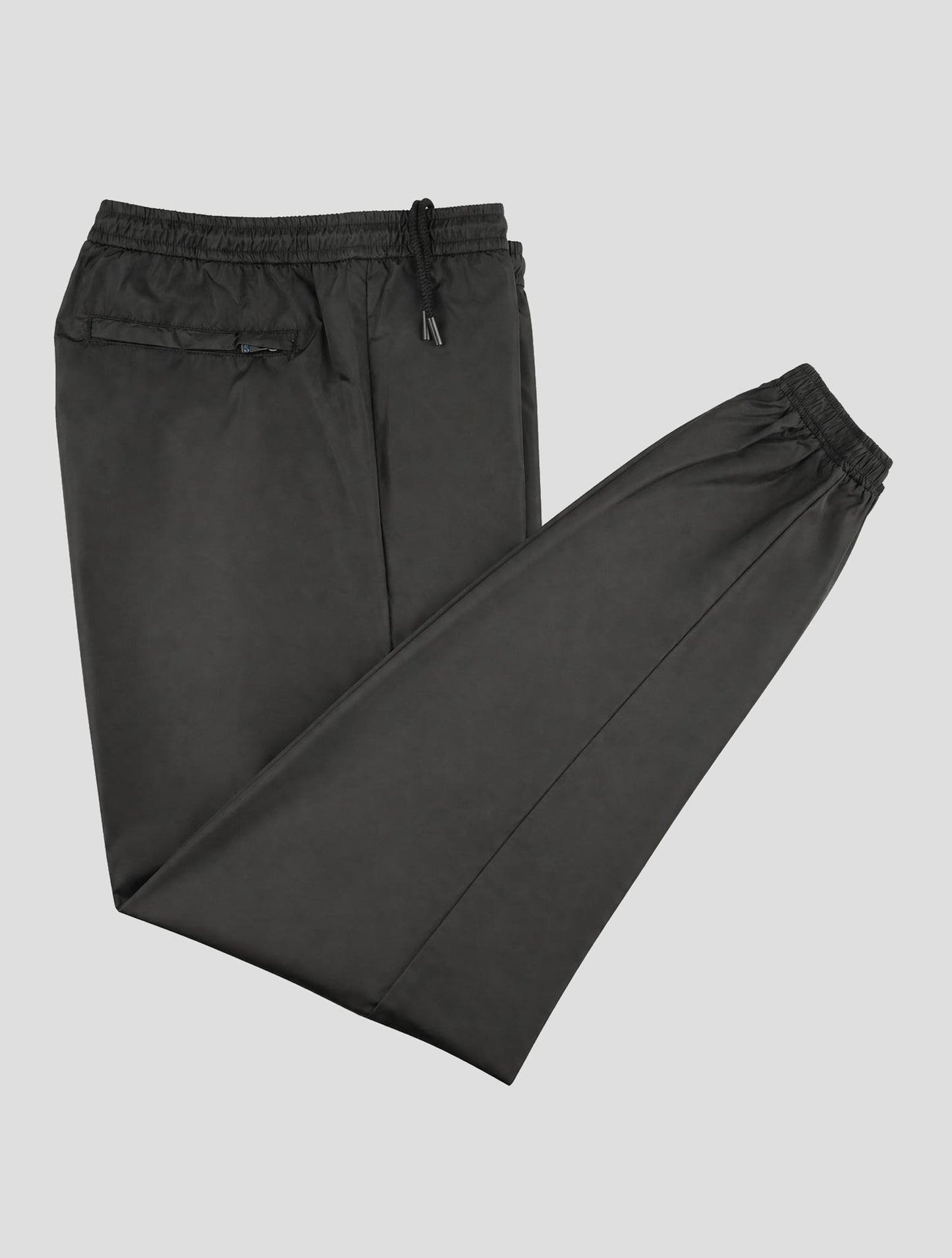 Kiton Knt Black Pa Jogging Pants