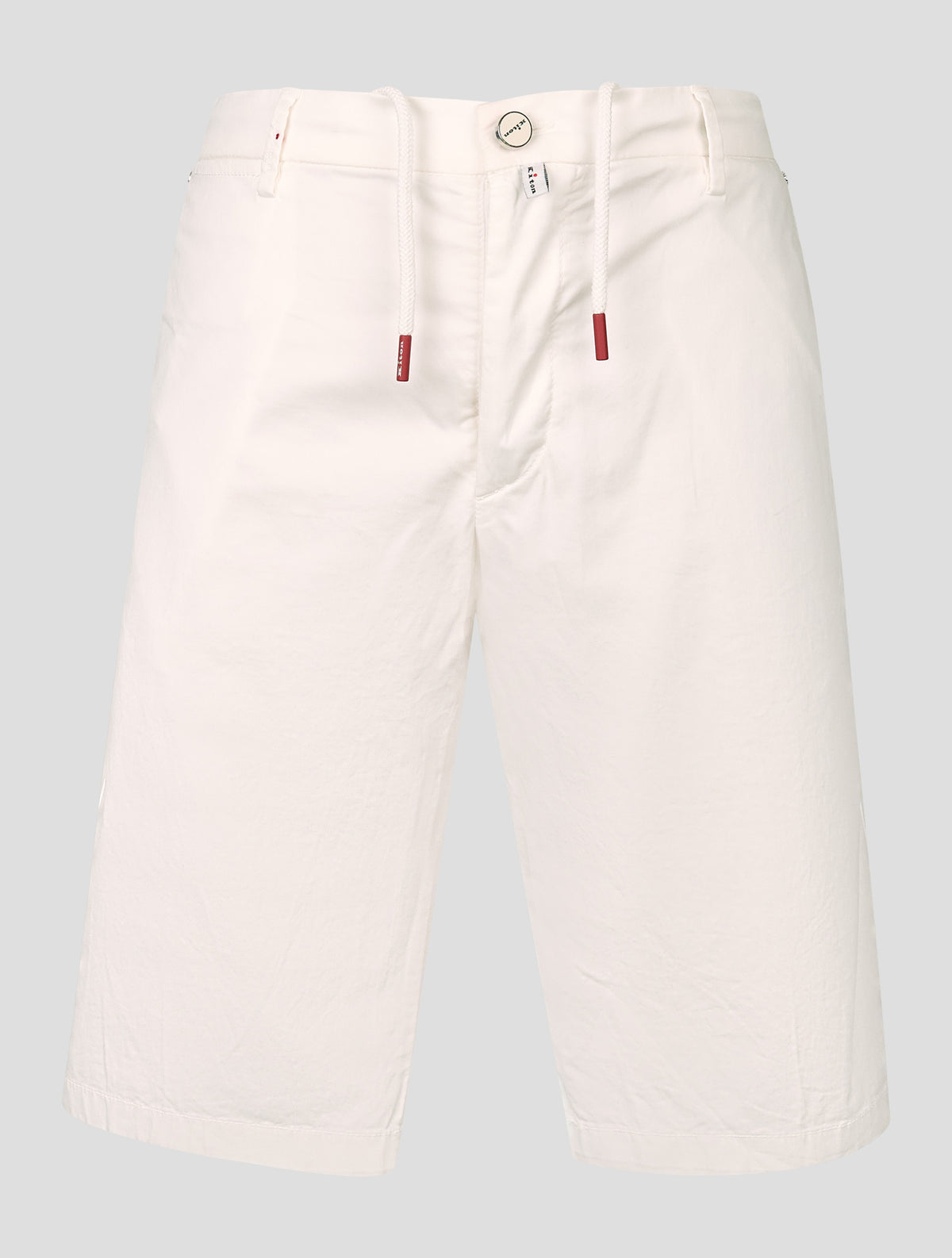 Kiton White Cotton Ea Pants