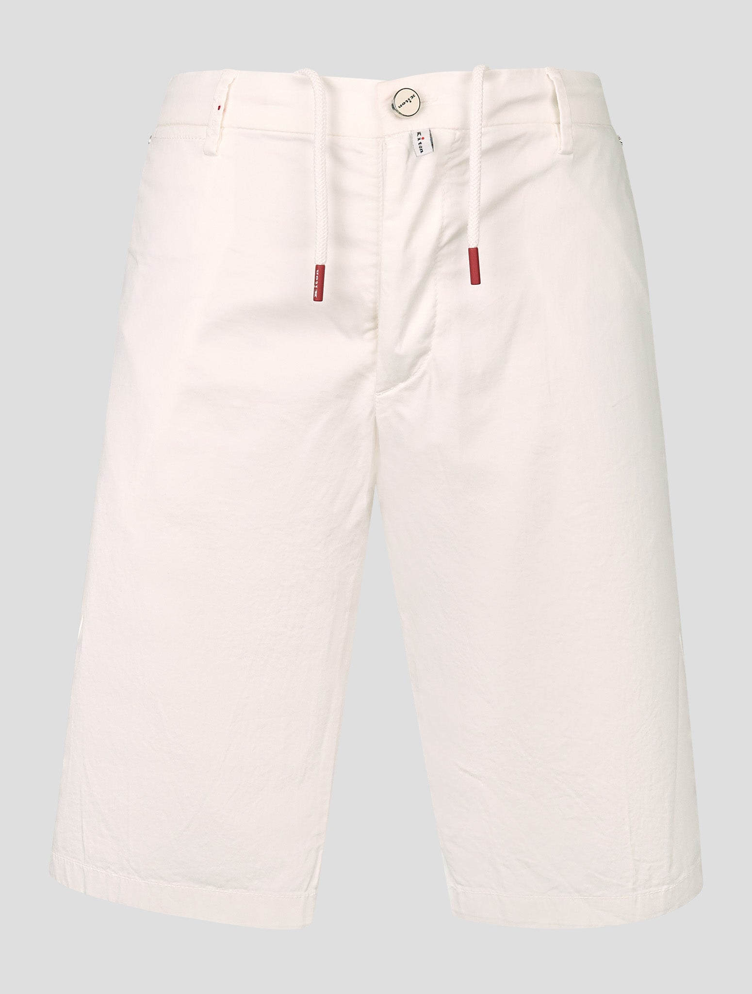 Kiton White Cotton Ea Pants