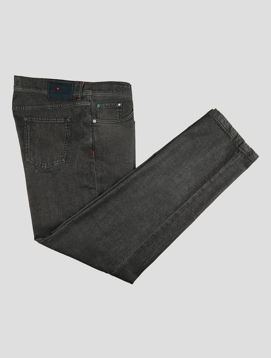 Kiton Gray Cotton Cashmere Ea Jeans