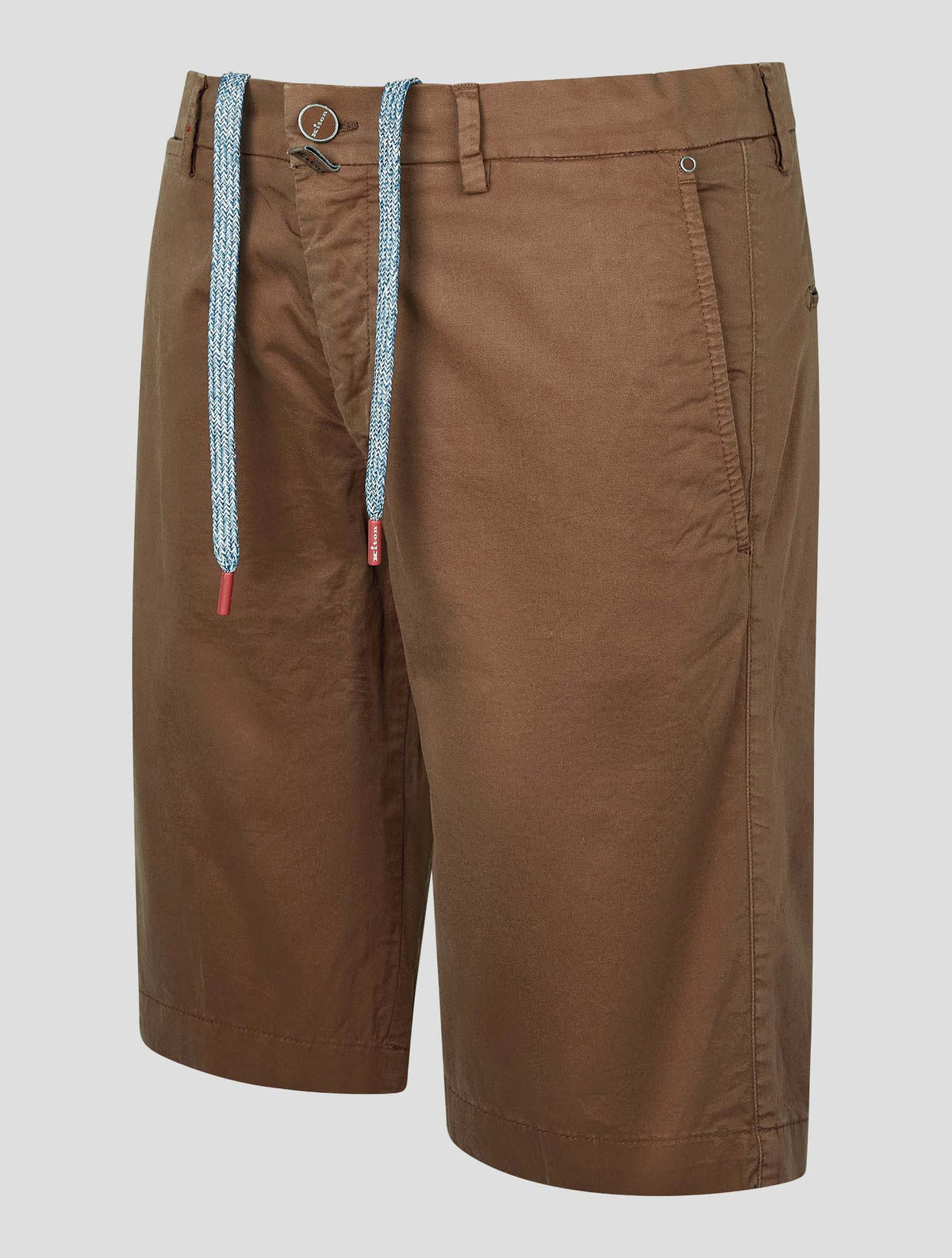 Kiton Brown Cotton Ea Short Pants