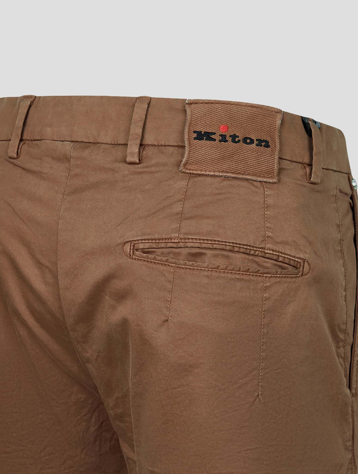 Kiton Brown Cotton Ea Short Pants
