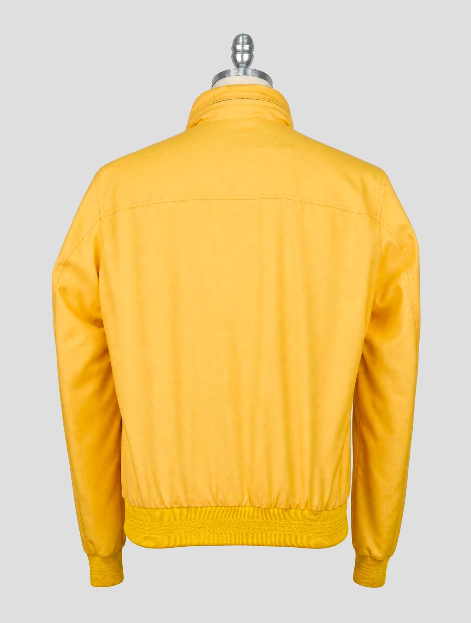 Kiton Yellow Cashmere Silk Coat