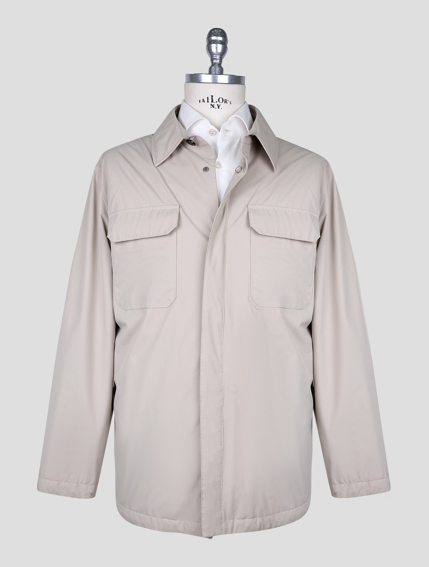 Kiton Beige Pl Coat