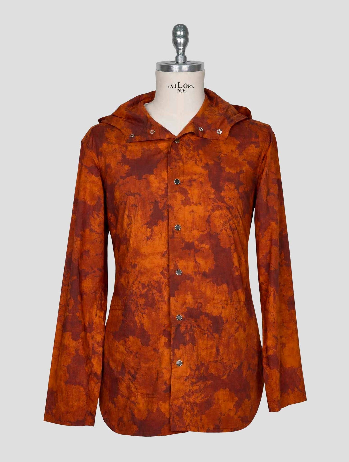 Kiton Orange Cotton Shirt