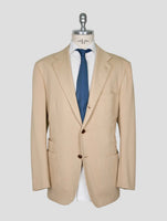Kiton Beige Cotton Ea Blazer