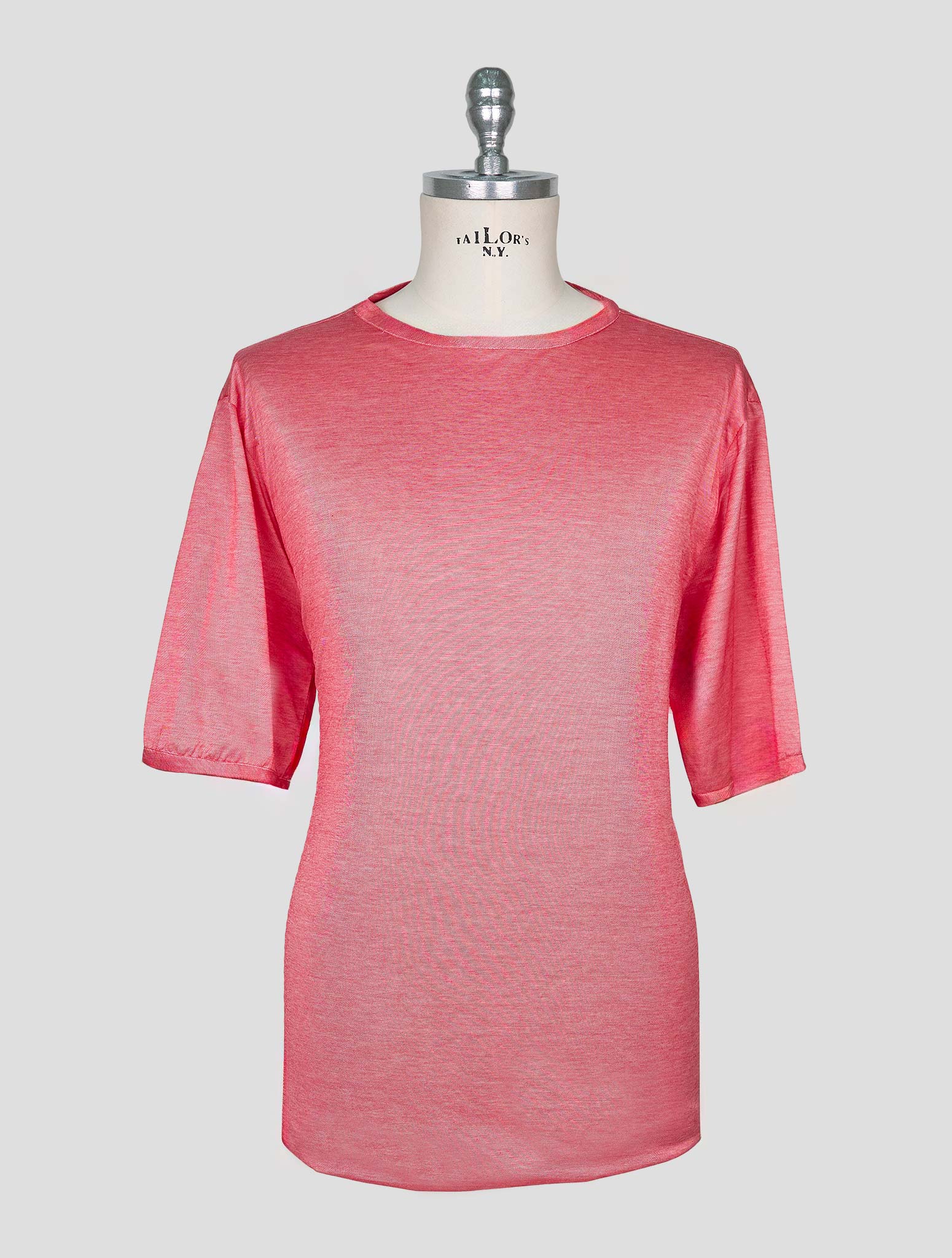 Kiton Pink Cotton T-Shirt