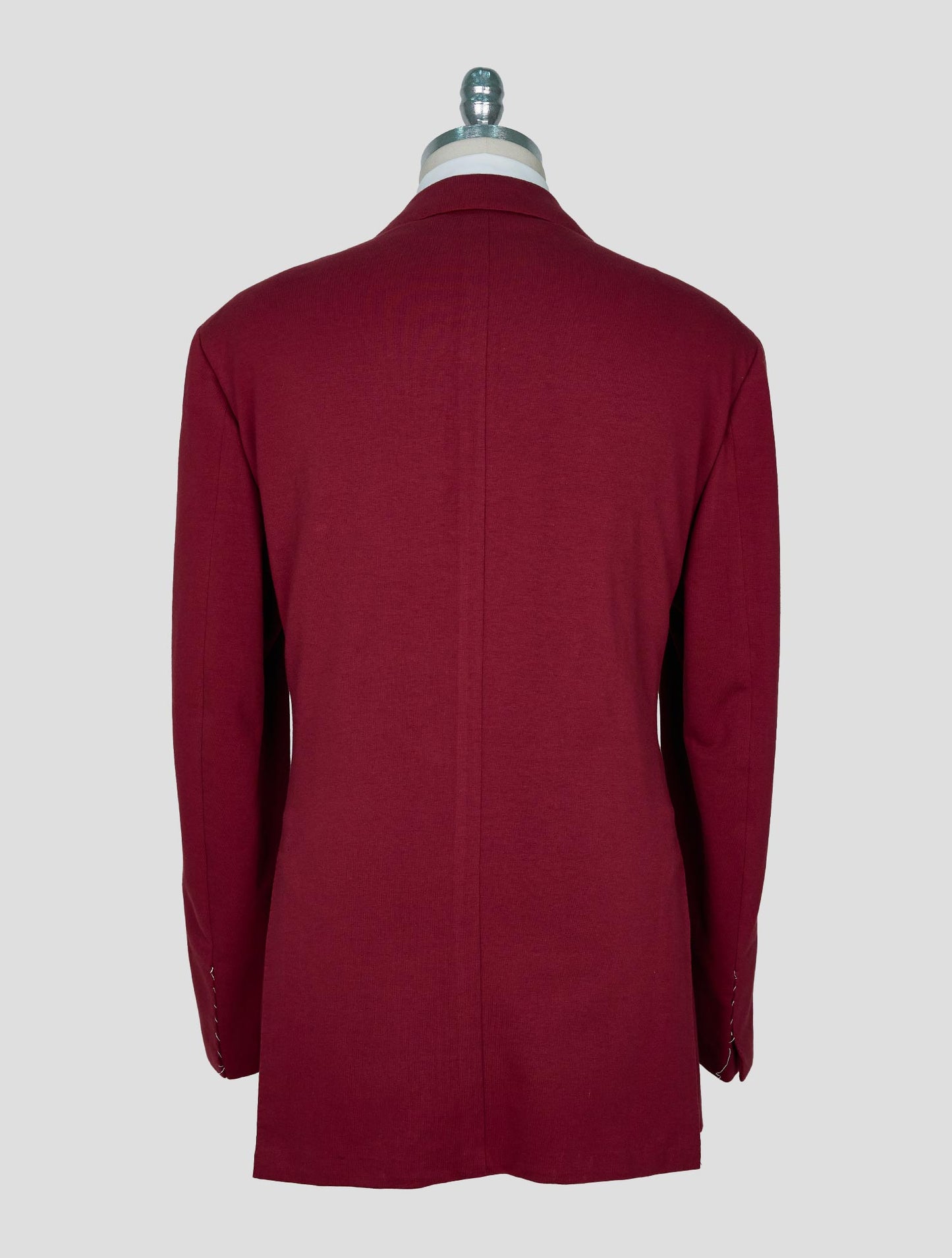 Kiton Burgundy Cotton Ea Blazer