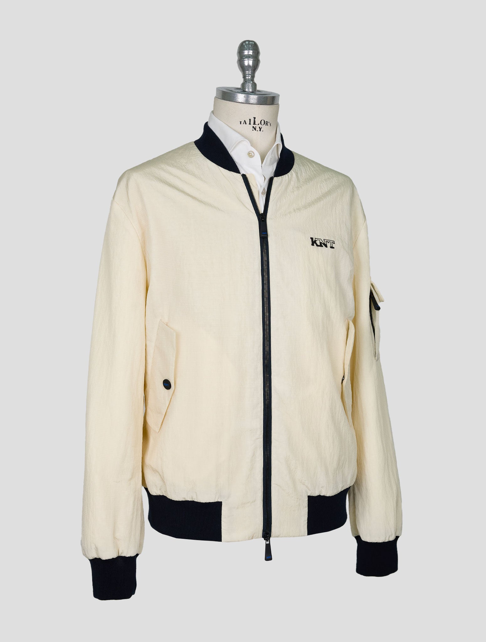 Kiton Knt White Pa Coat