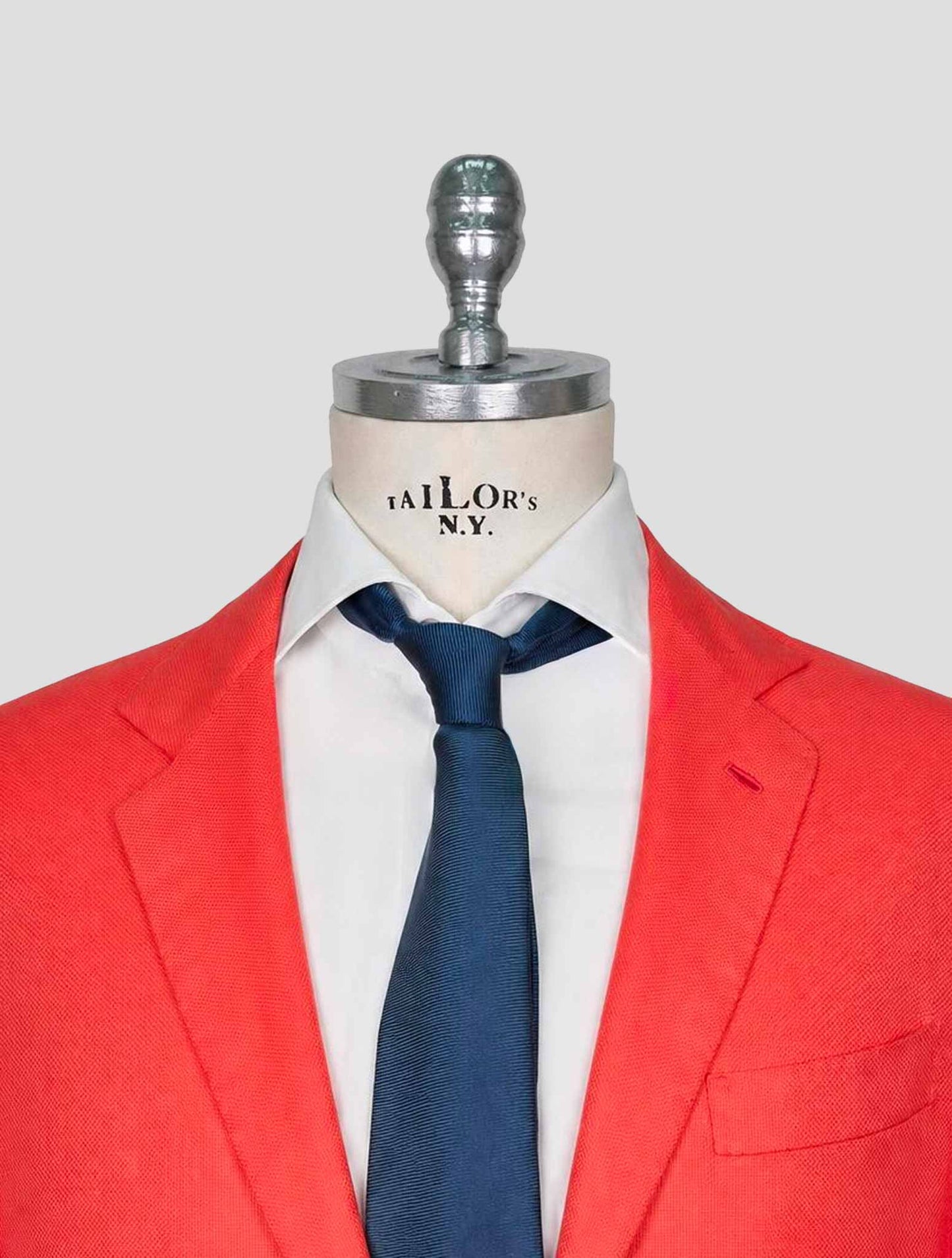 Kiton Pink Cotton Linen Blazer