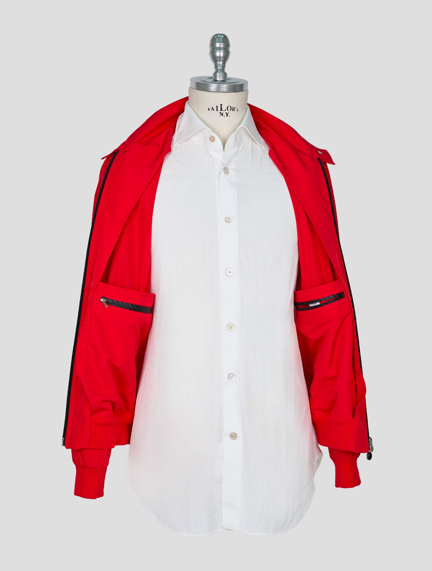 Kiton Red Pl Coat