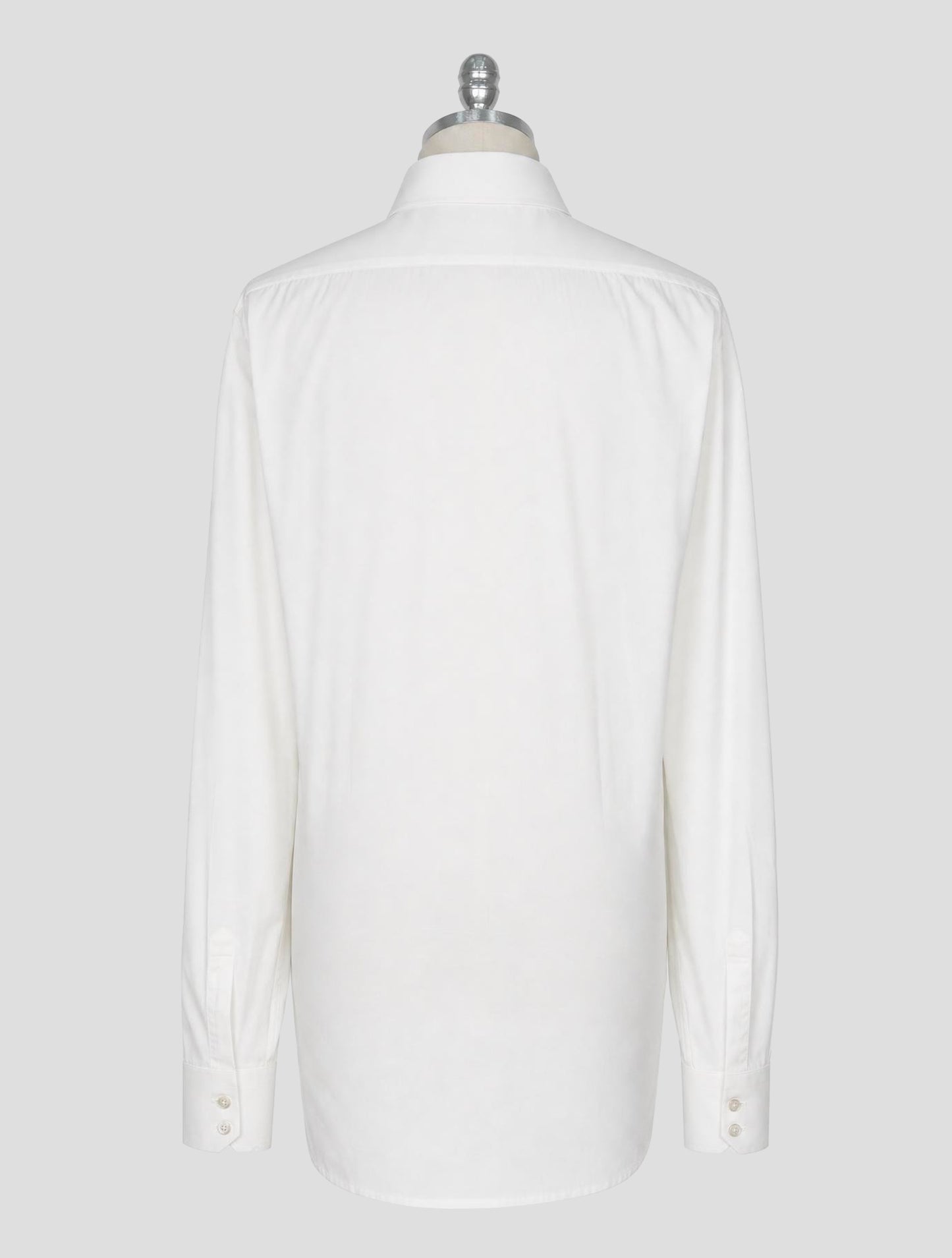Kiton White Cotton Pa Ea Shirt