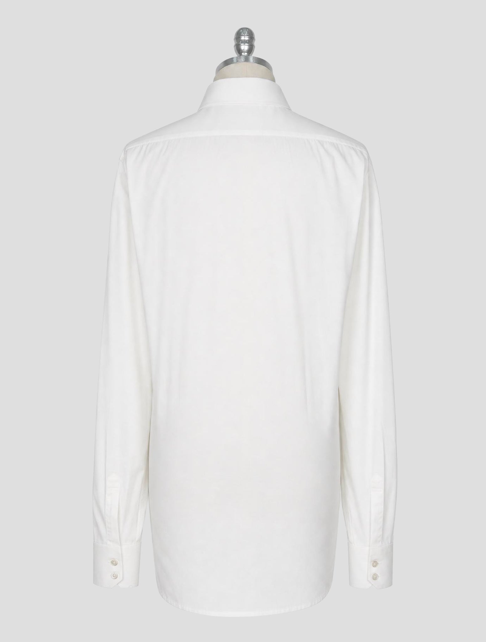Kiton White Cotton Pa Ea Shirt