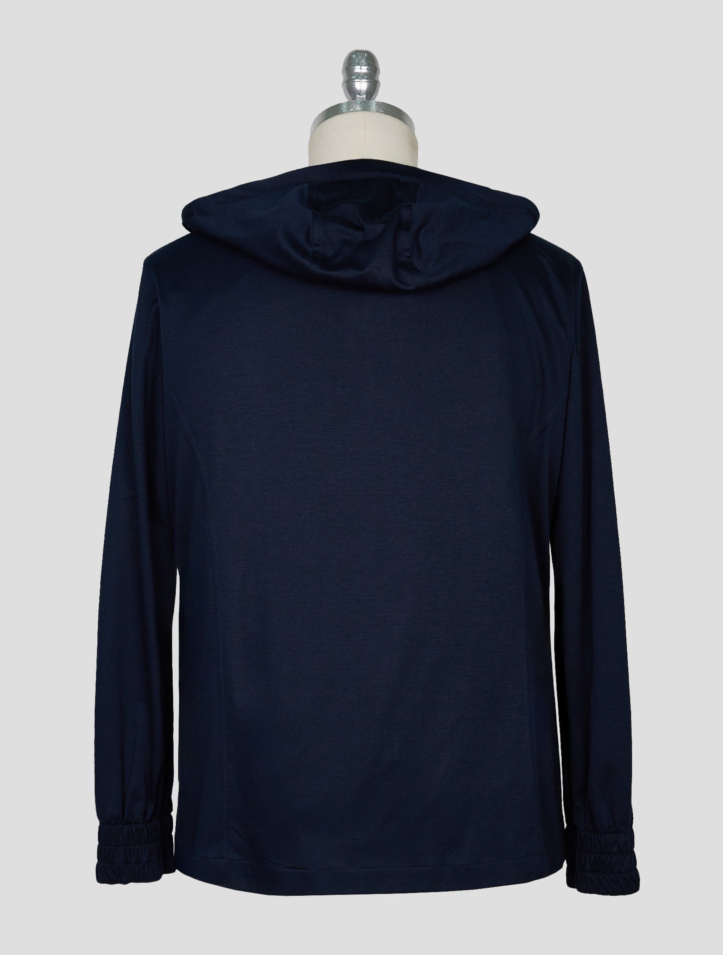 Kiton Blue Cotton Shirt Umbi