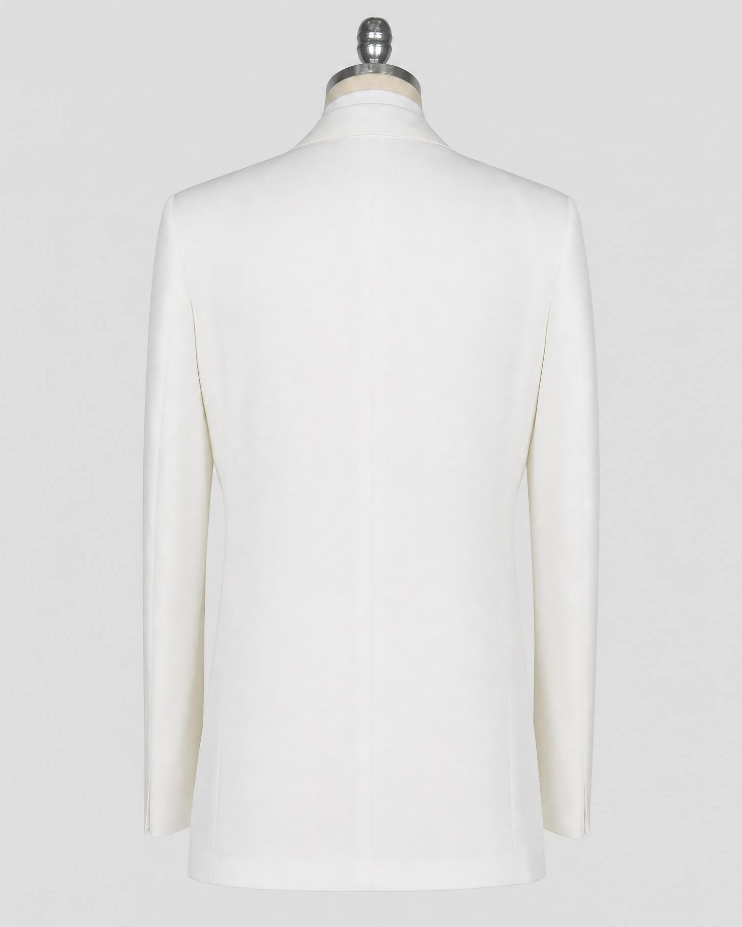 Kiton White Lyocell Viscose Silk Suit