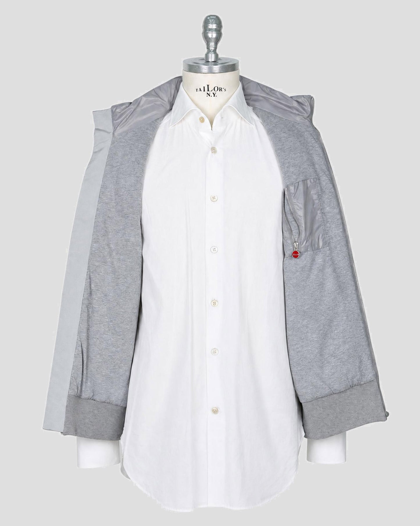 Kiton Gray Cotton Tracksuit