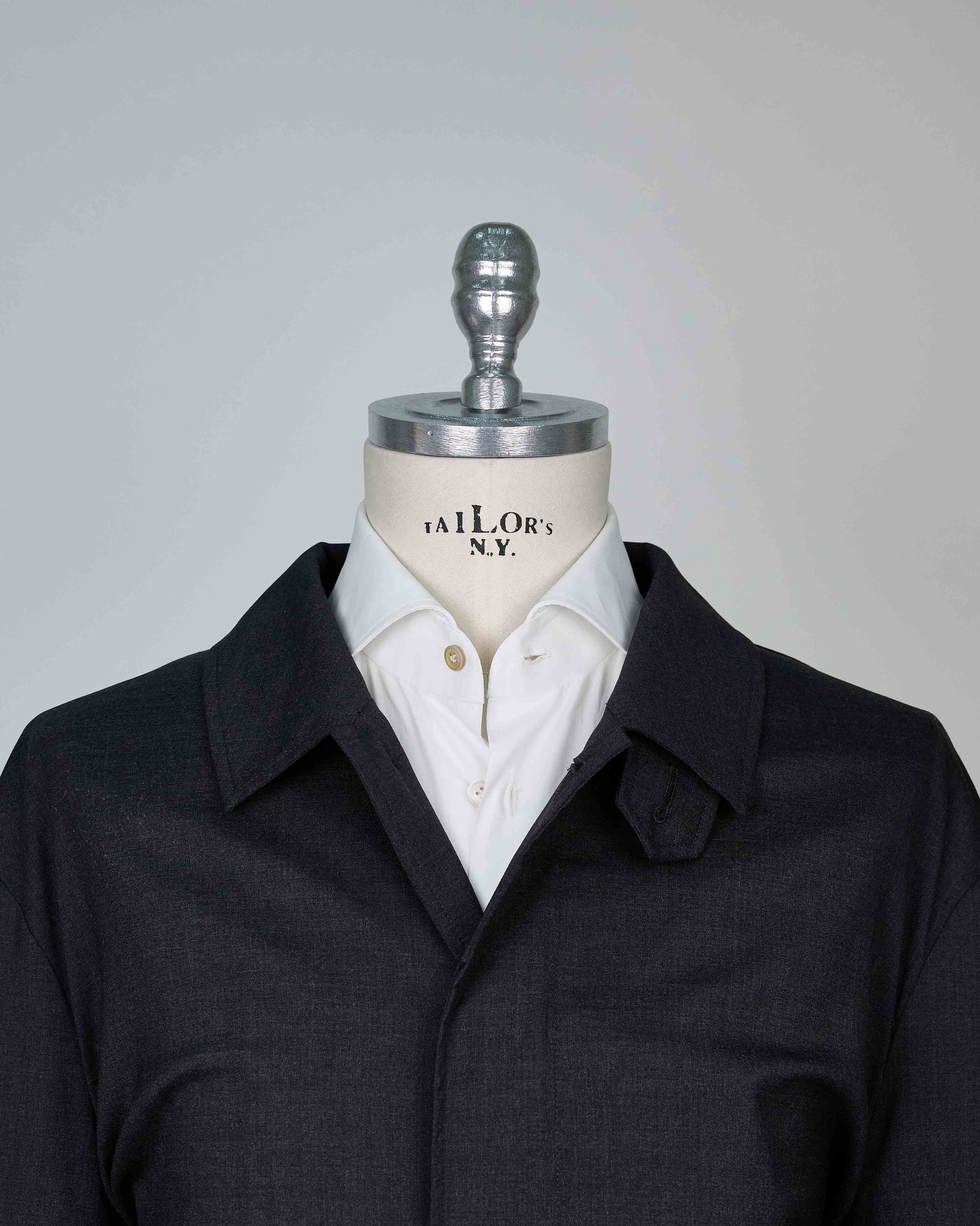 Kiton Gray Vrigin Wool Pa Ea Ovecoat