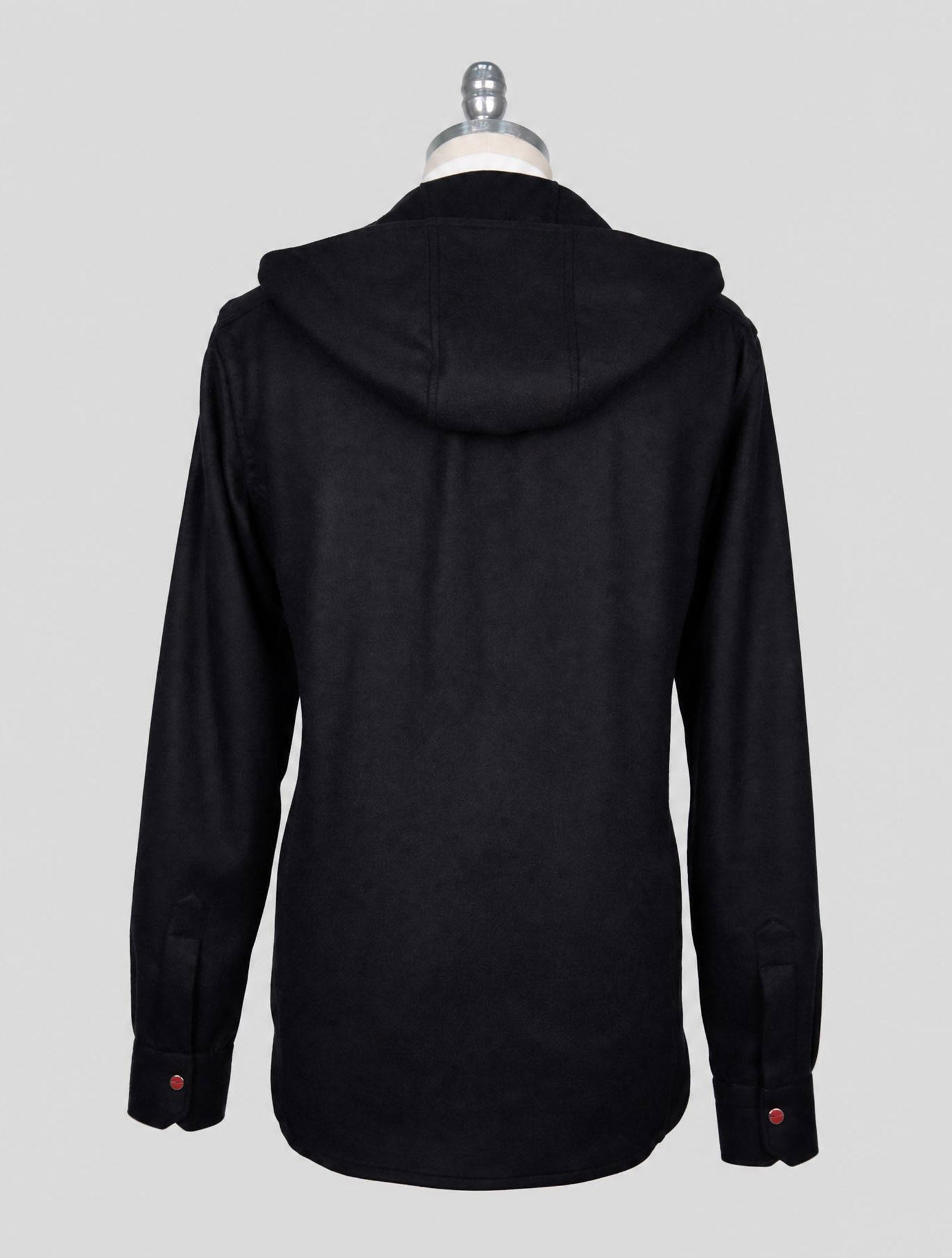 Kiton Black Cashmere Mariano Shirt