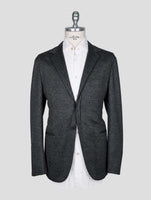 Kiton Knt Gray Wool Cashmere Pl Suit