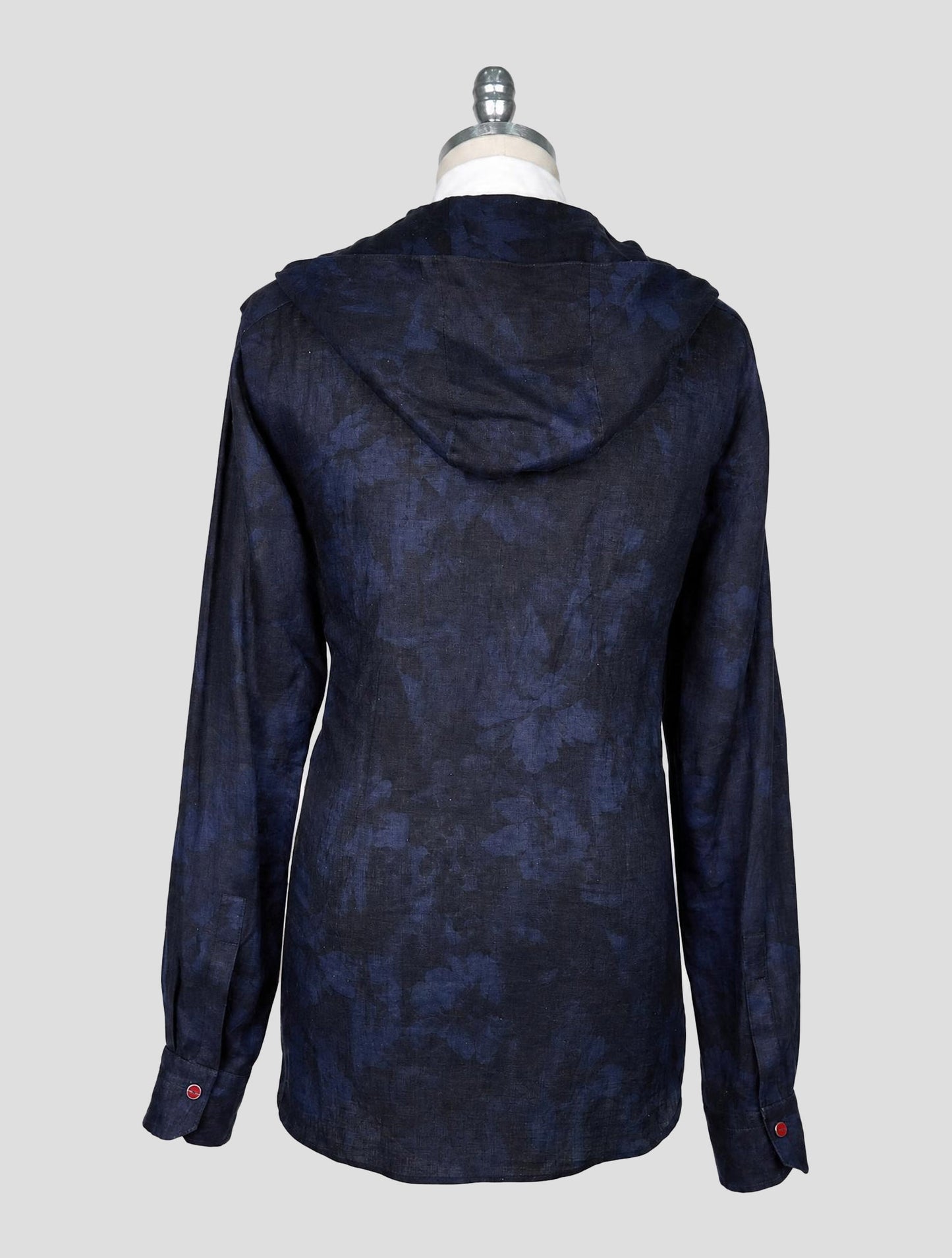 Kiton Blue Linen Mariano Shirt