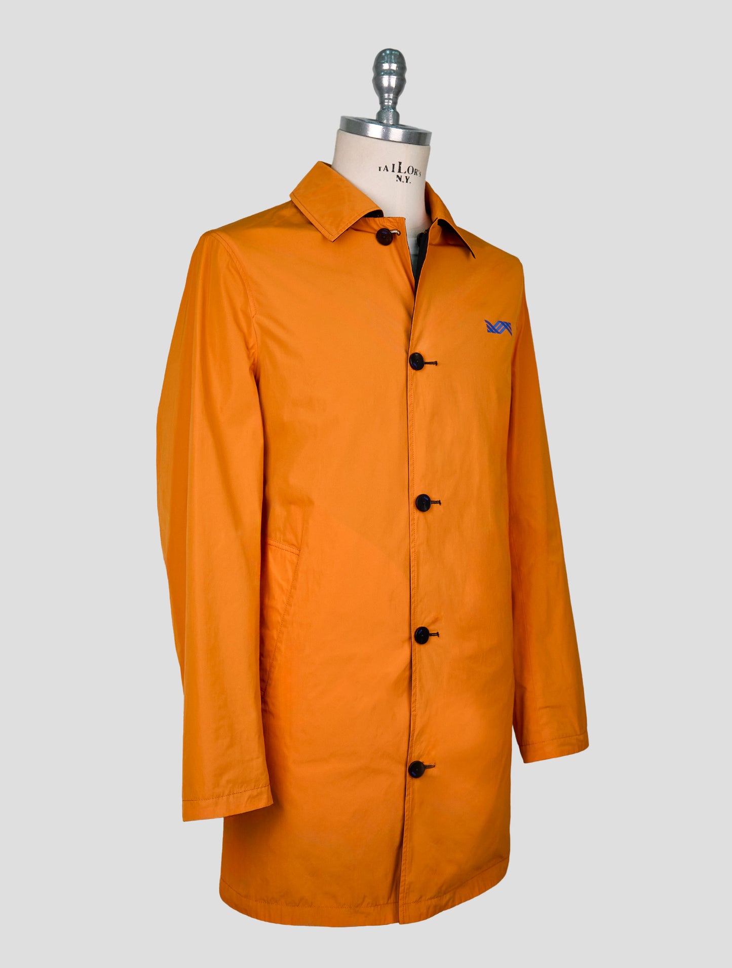 Kiton Orange Pl Overcoat