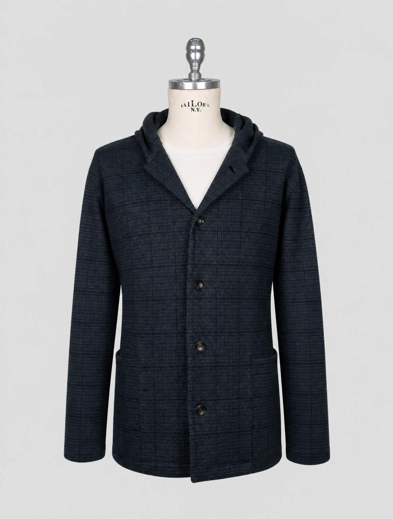Kiton Green Virgin Wool Luca Shirt