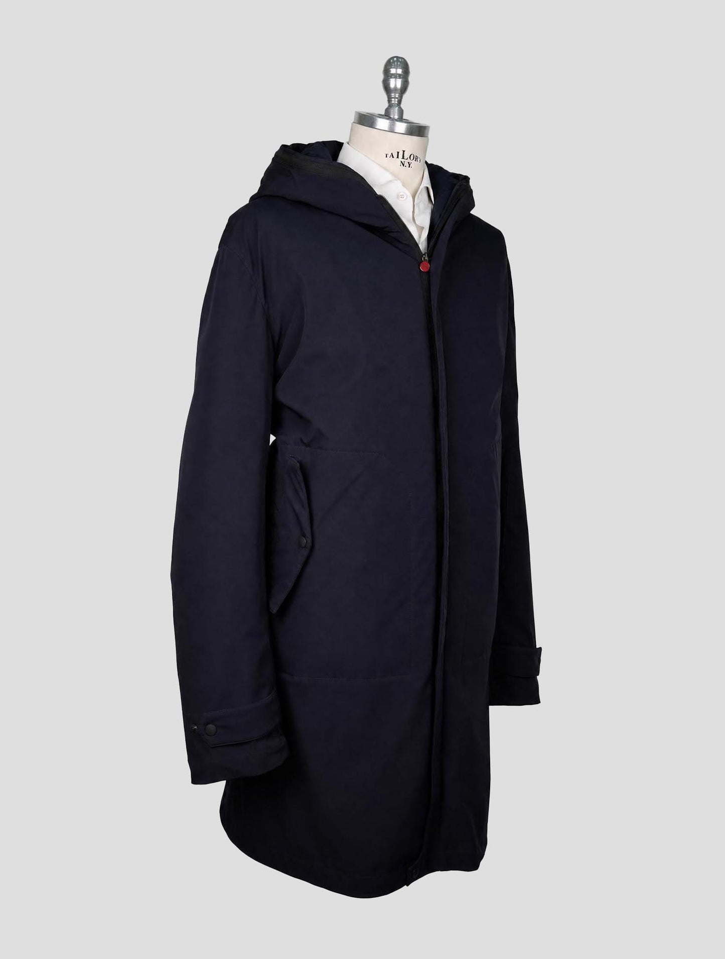 Kiton Blue Pa Pl Ea Overcoat