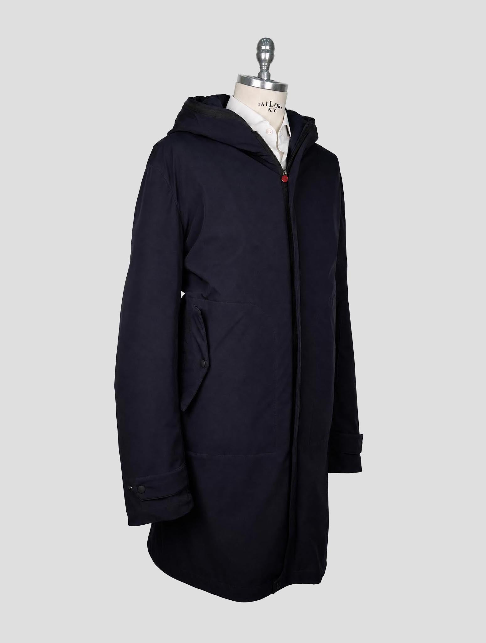 Kiton Blue Pa Pl Ea Overcoat