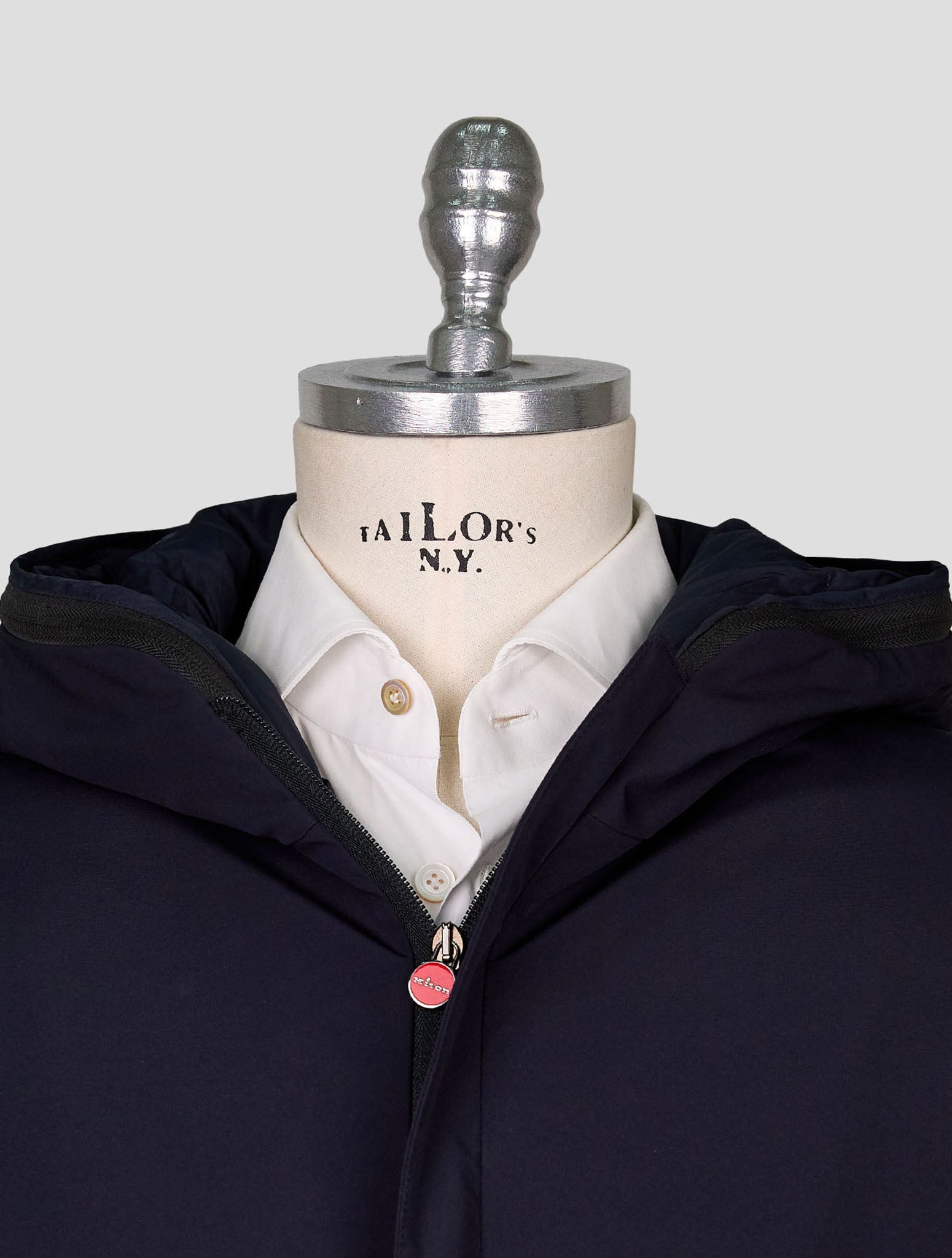 Kiton Blue Pa Pl Ea Overcoat