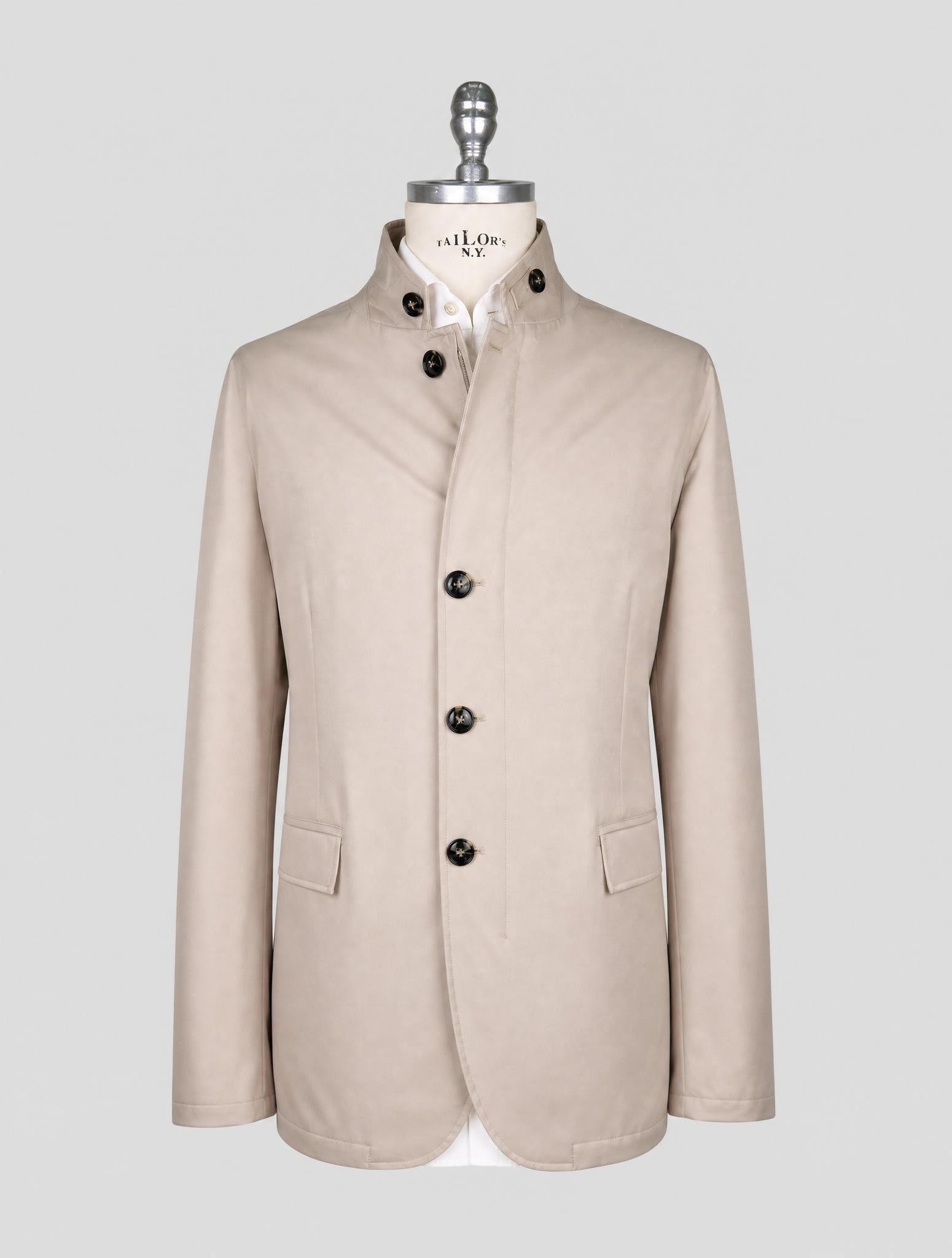 Kiton Gray Pl Coat