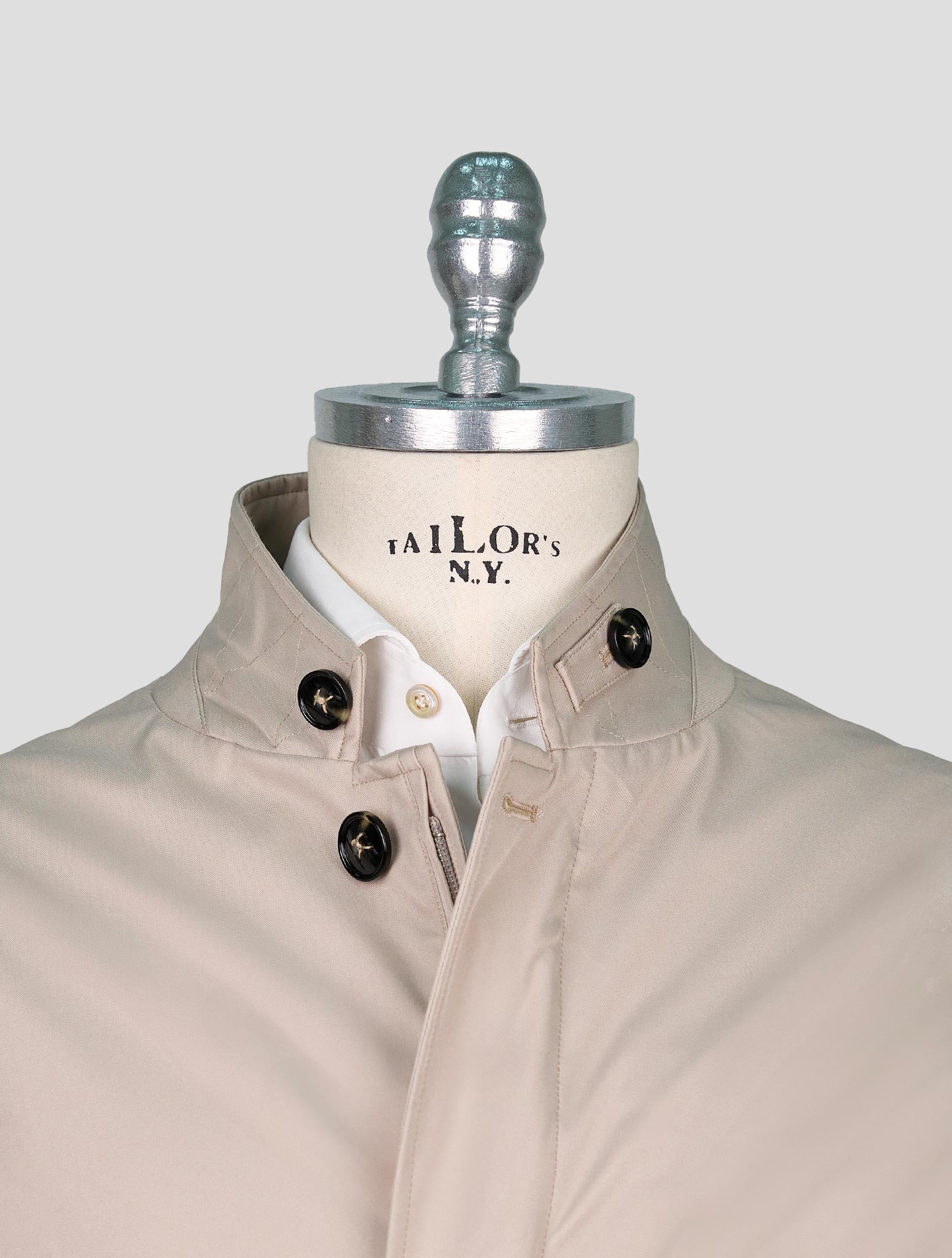 Kiton Gray Pl Coat