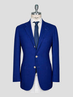 Kiton Blue Cashmere Blazer