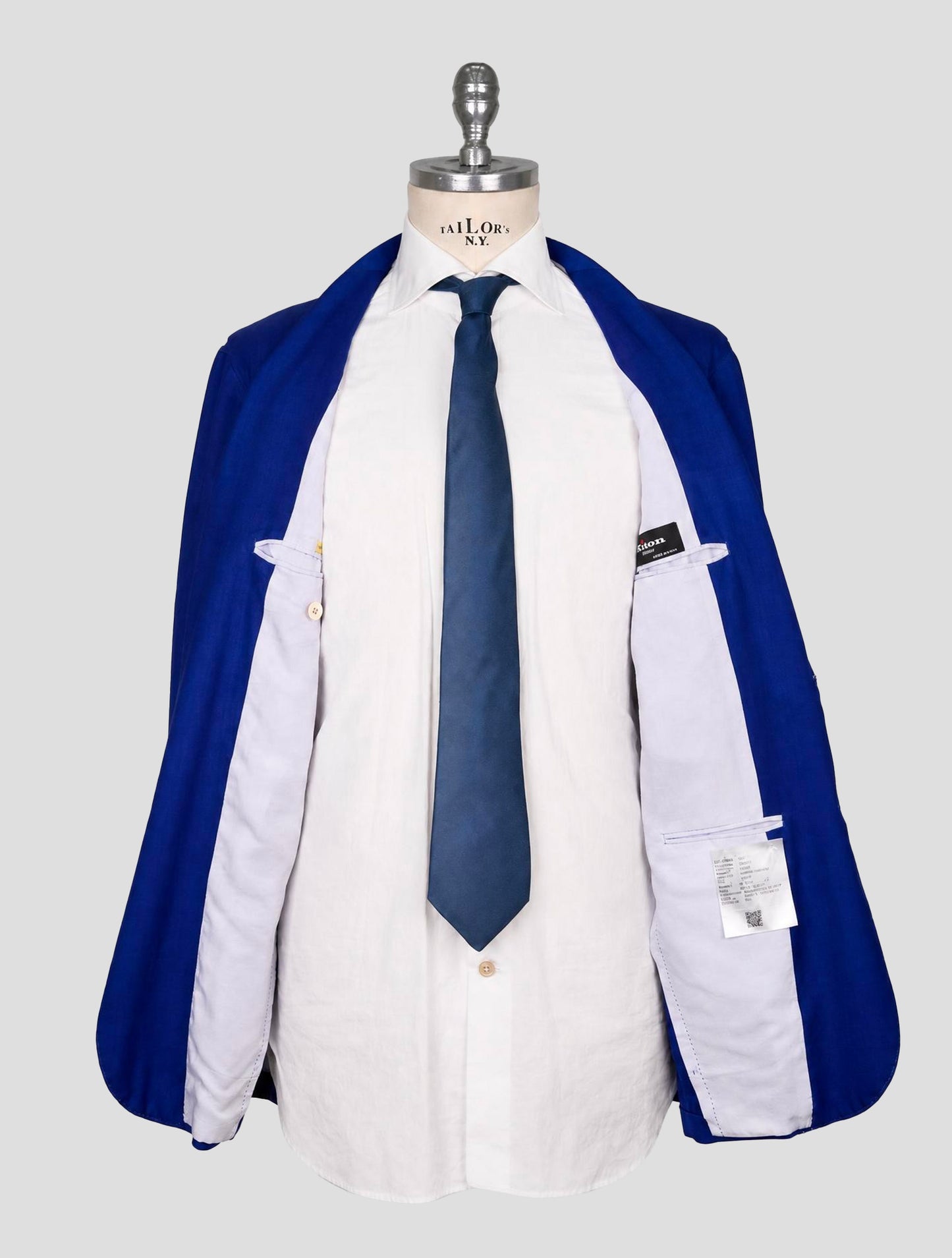 Kiton Blue Cashmere Blazer