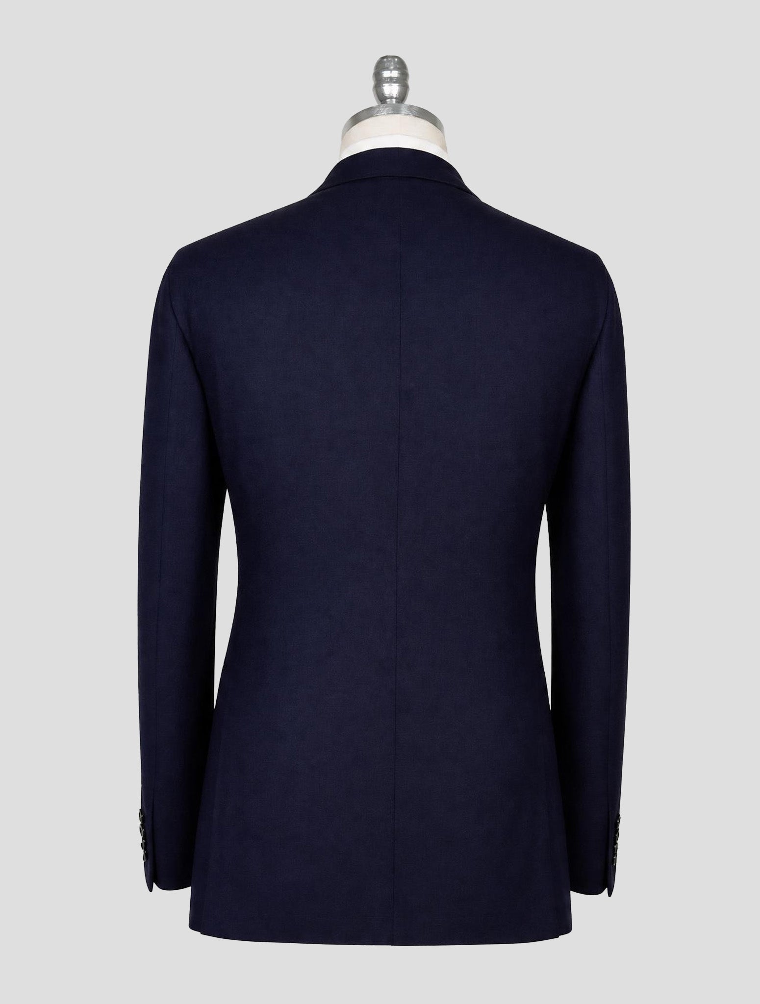 Kiton Blue Vicuna Perù Silk Blazer