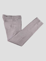 Kiton Gray Cotton Ea Jeans