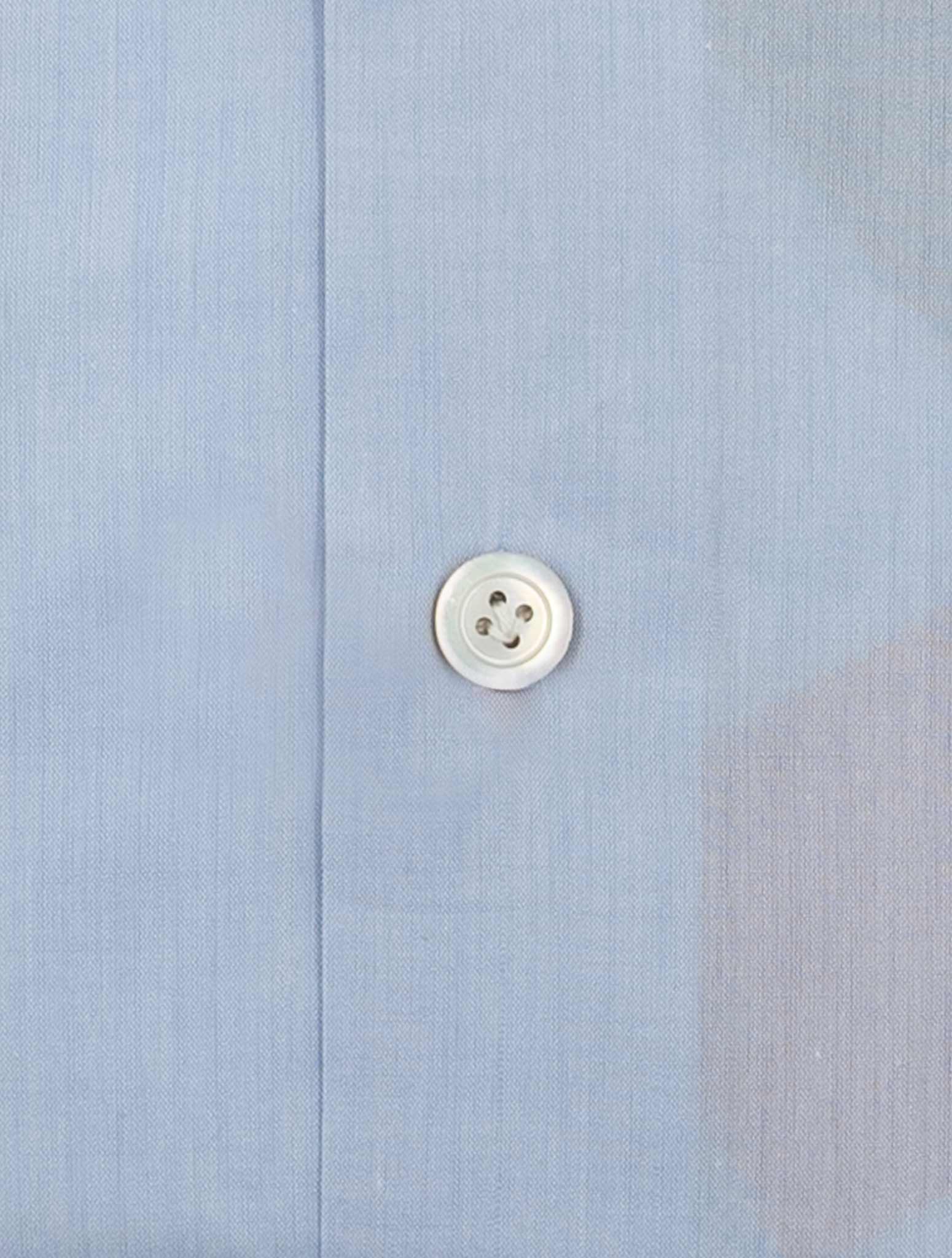 Kiton Light Blue Cotton Shirt