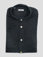 Kiton Gray Cotton Cashmere Korean Shirt