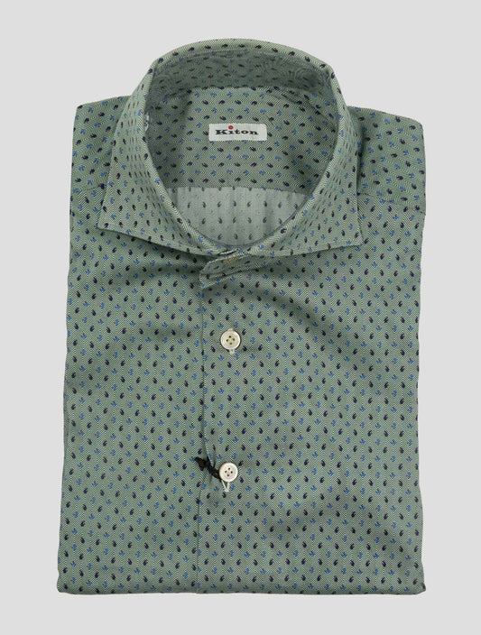 Kiton Multicolor Cotton Shirt