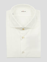 Kiton White Cotton Shirt
