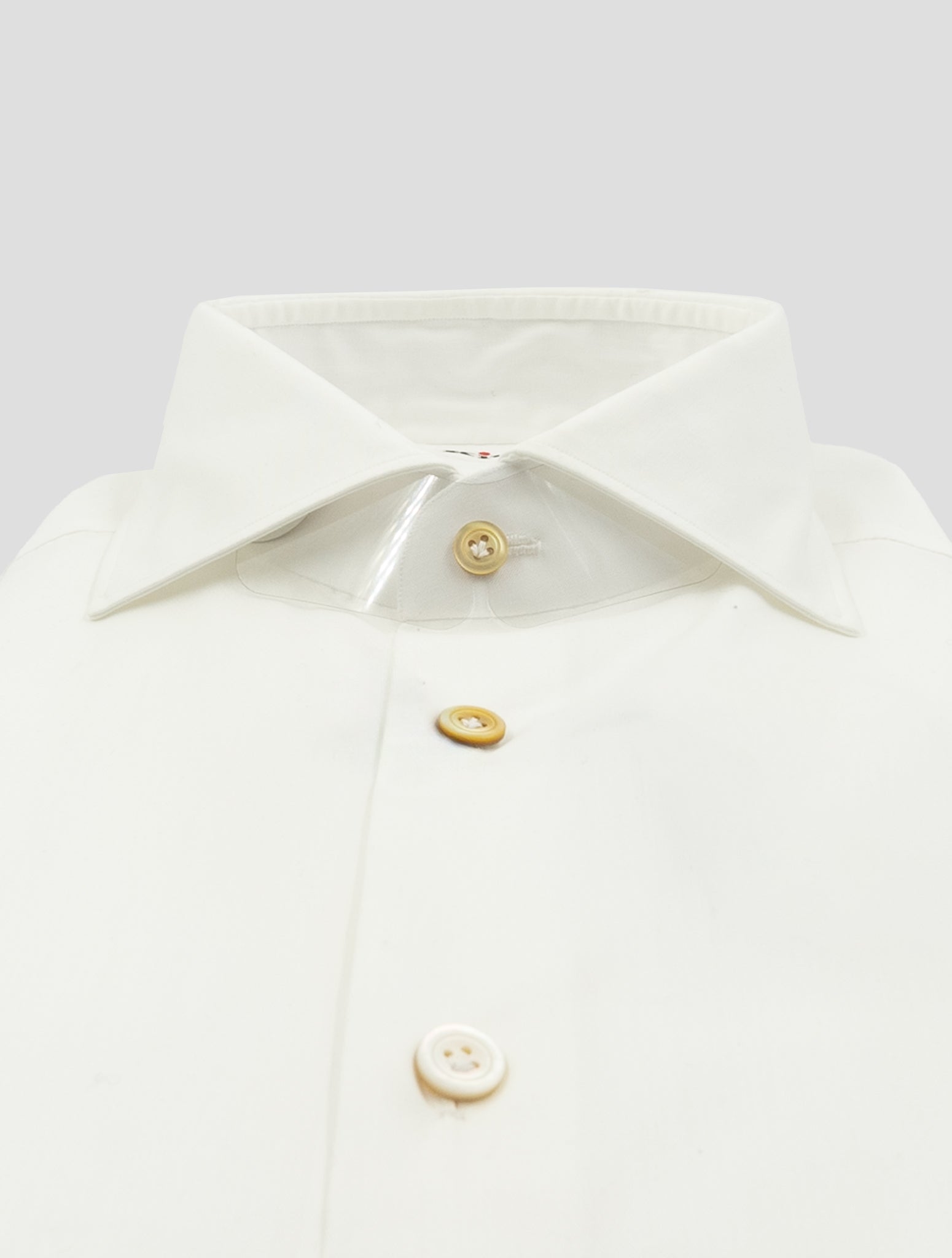 Kiton White Cotton Shirt