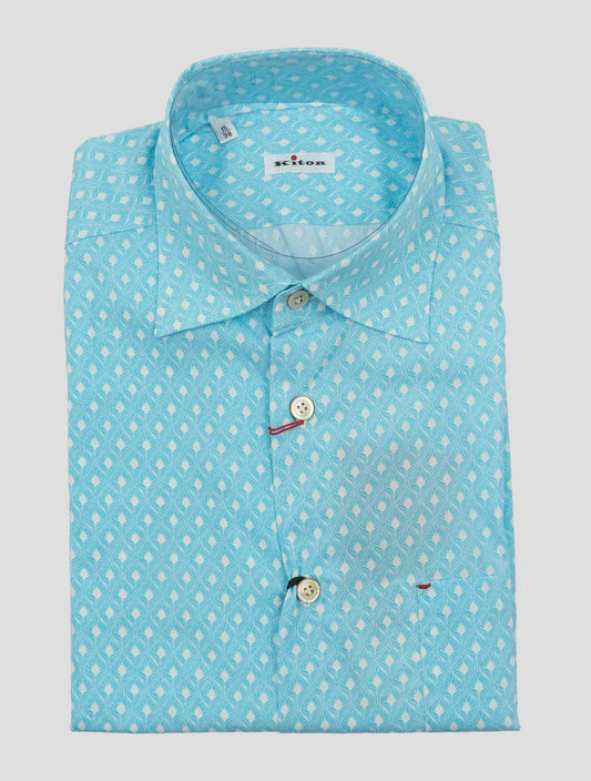 Kiton Multicolor Cotton Shirt Nerano