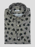 Kiton Gray Cotton Shirt Nerano