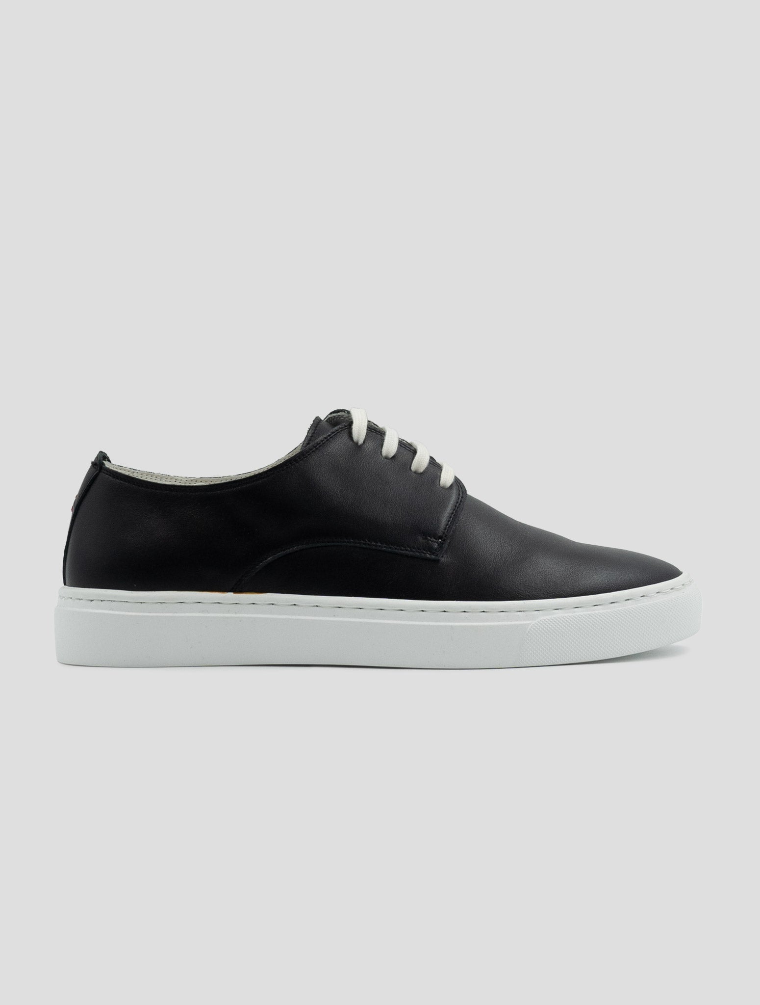 Kiton Black Leather Sneakers