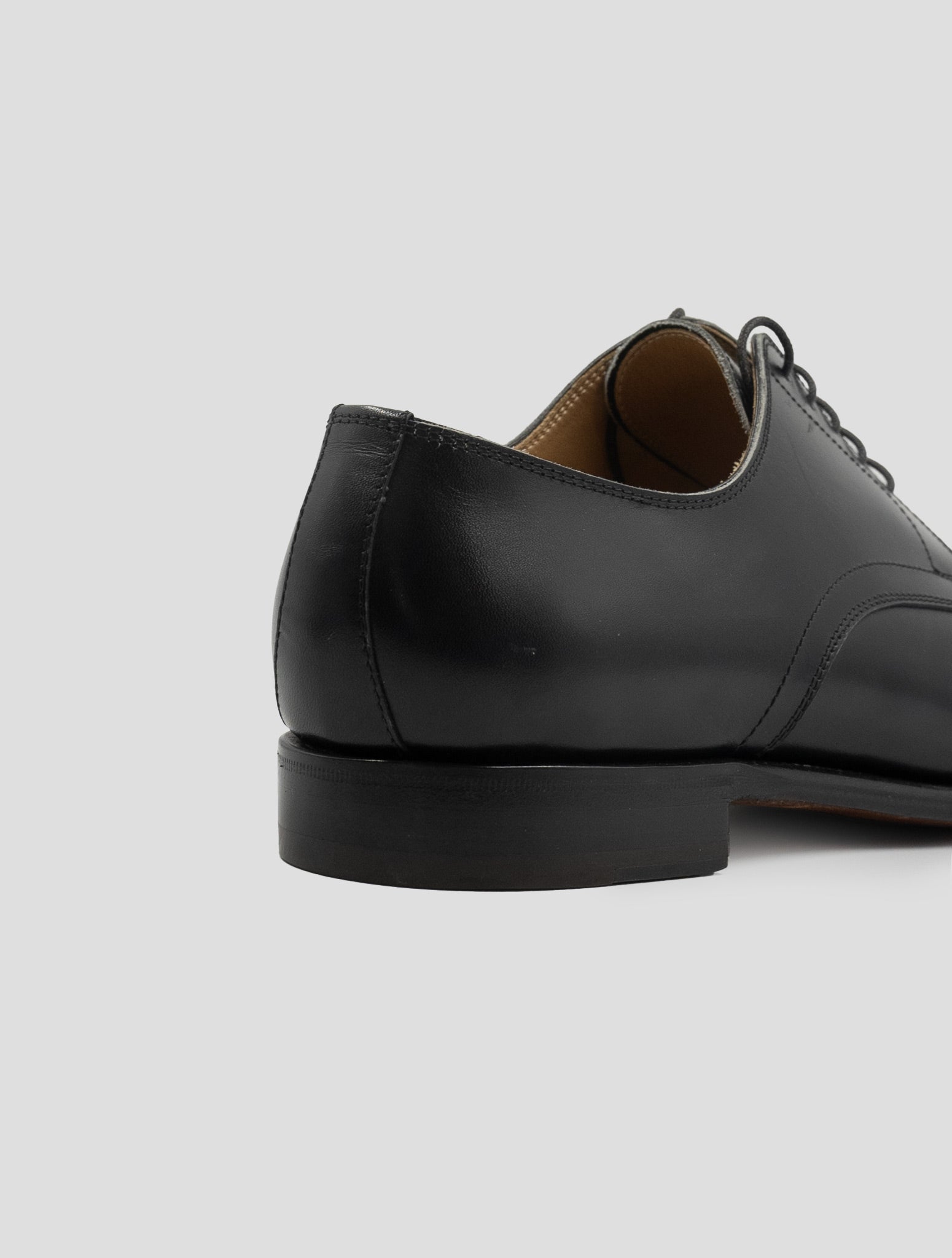 Kiton Black Leather Dress Shoes