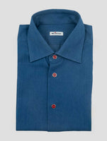 Kiton Denim Cotton Shirt Nerano