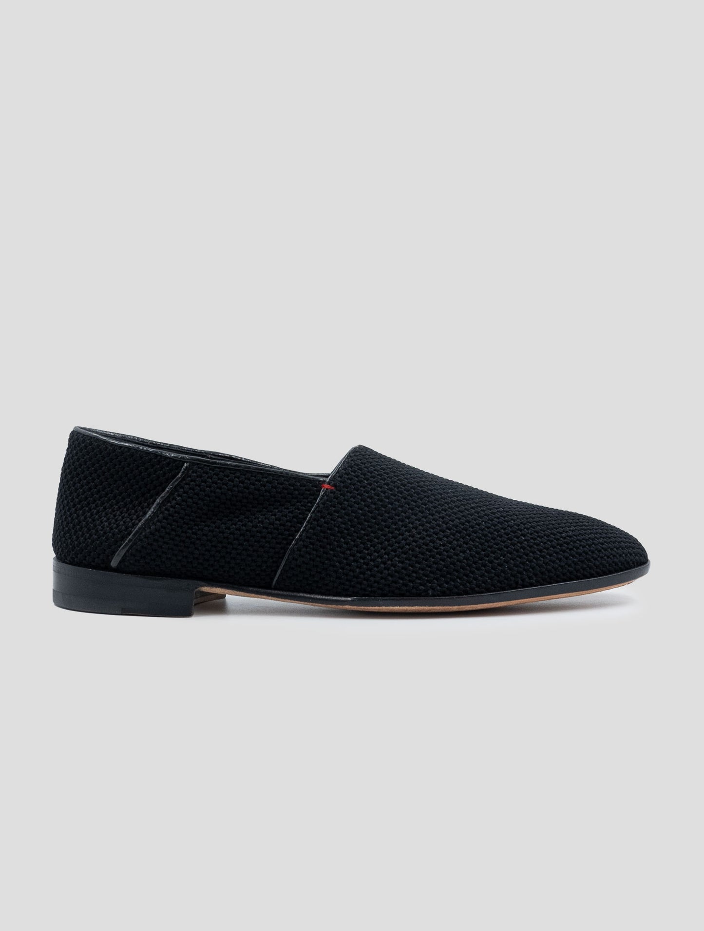 Kiton Black Pl Leather Calf Loafers