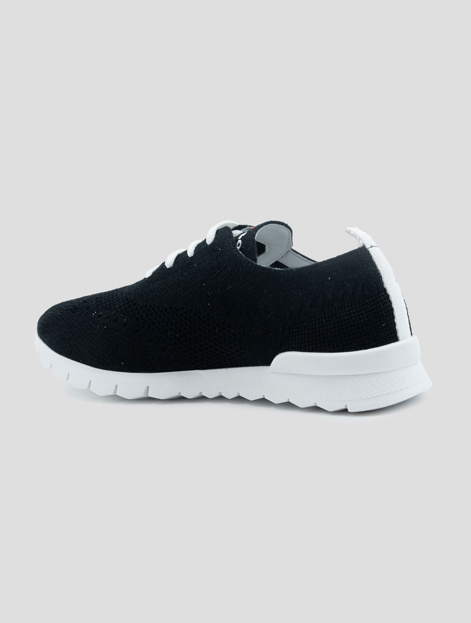 Kiton Black Cashmere Pl Sneakers